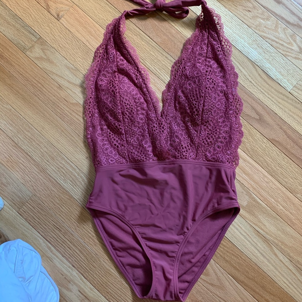 One piece bathing suit
